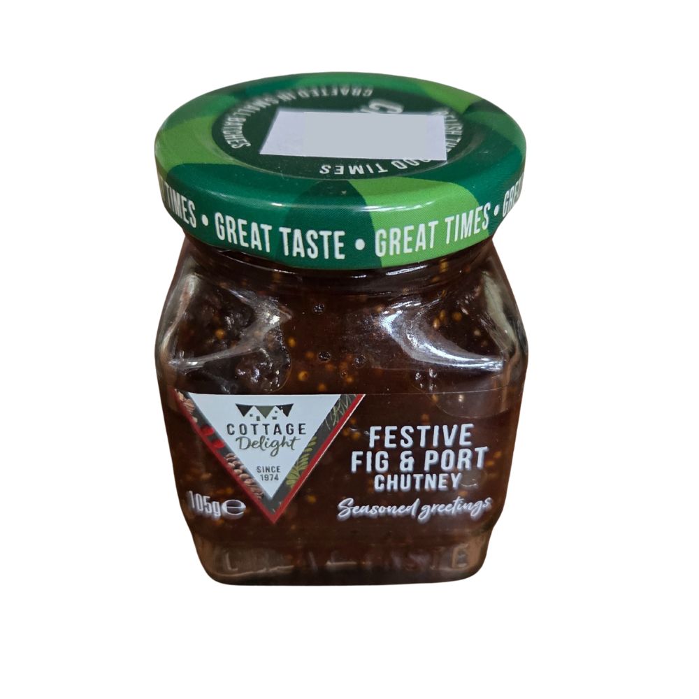 Cottage Delight 105g Festive Fig & Port Chutney