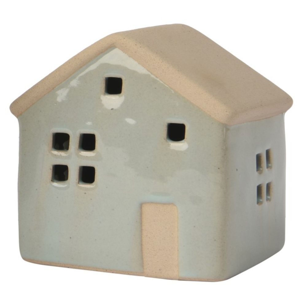 Decoris 10.6cm Stoneware Matte House (Choice of 3)