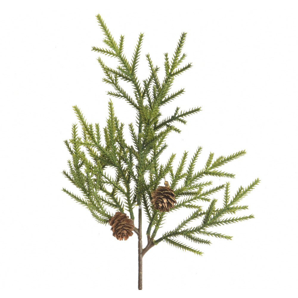 Decoris 38cm Branch with Pinecones
