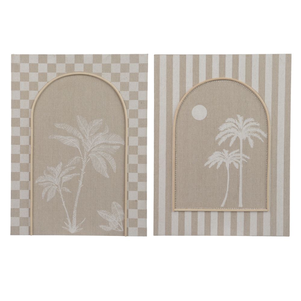 Decoris Palm Tree Canvas Painting (Choice of 2)