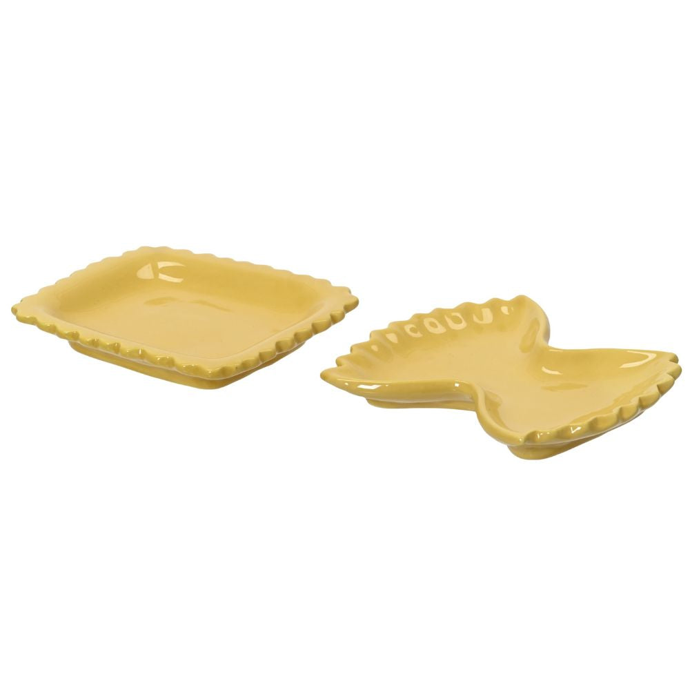 Decoris Small Dolomite Pasta Glaze Plate (Choice of 2)
