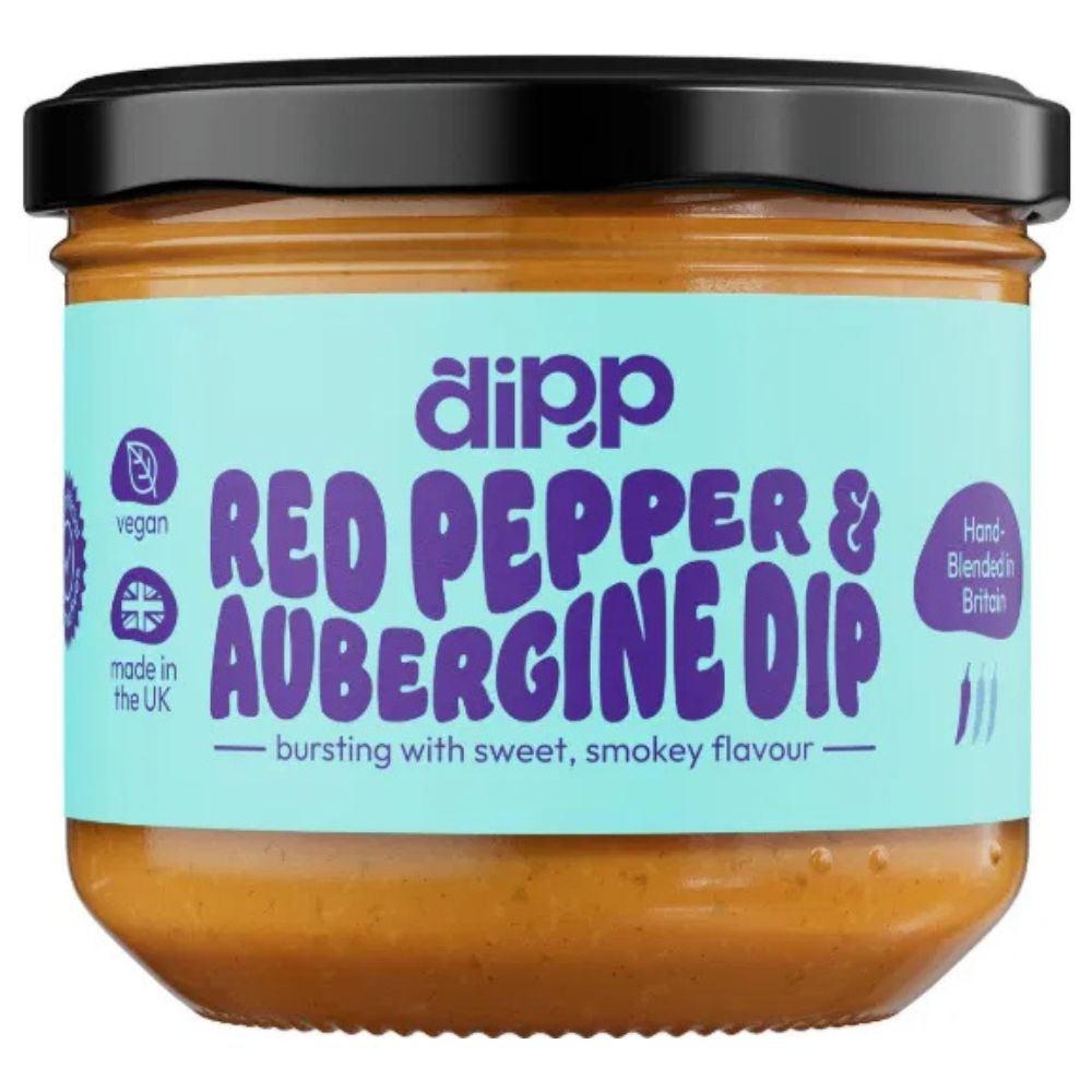 Dipp 205g Red Pepper & Aubergine Dip