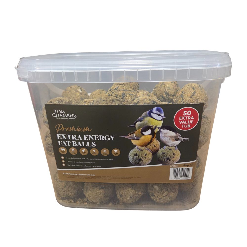 Tom Chambers Premium Extra Energy Fat Balls - X50