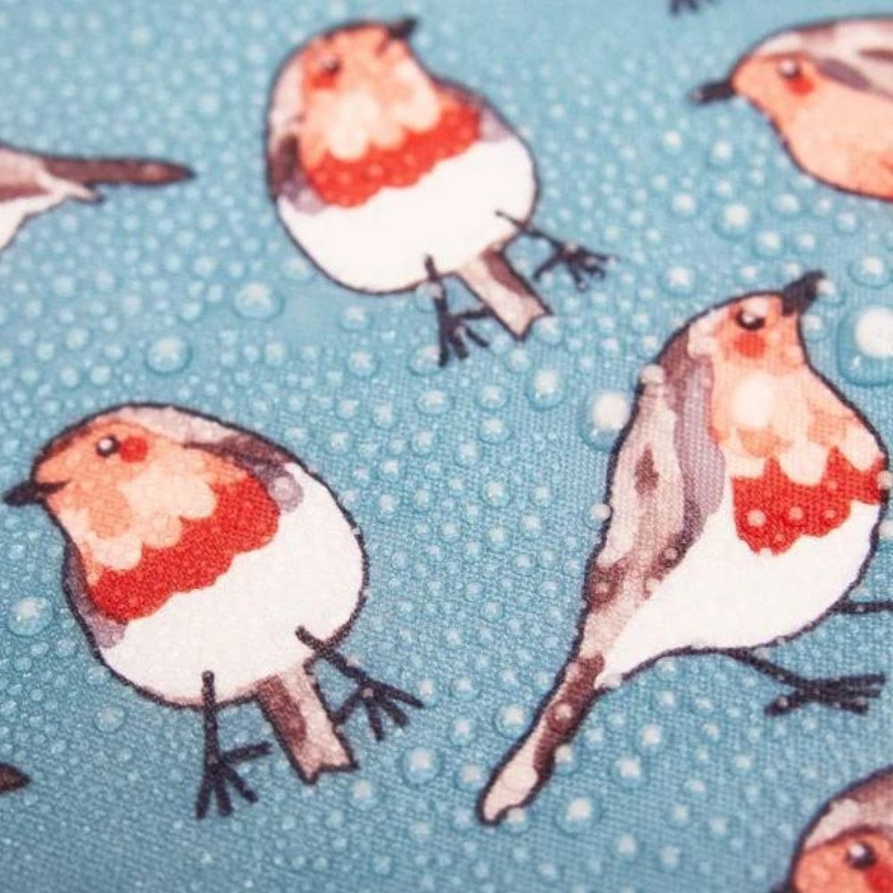 Eco Chic Lightweight Foldable Reusable Shopping Bag Robins - Teal