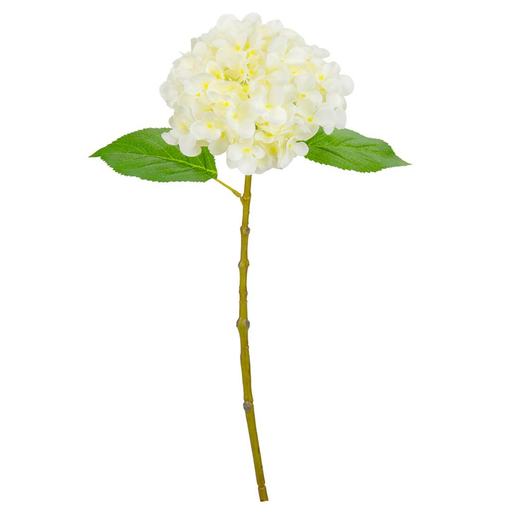 Eleganza Artificial Small Head Hydrangea- White