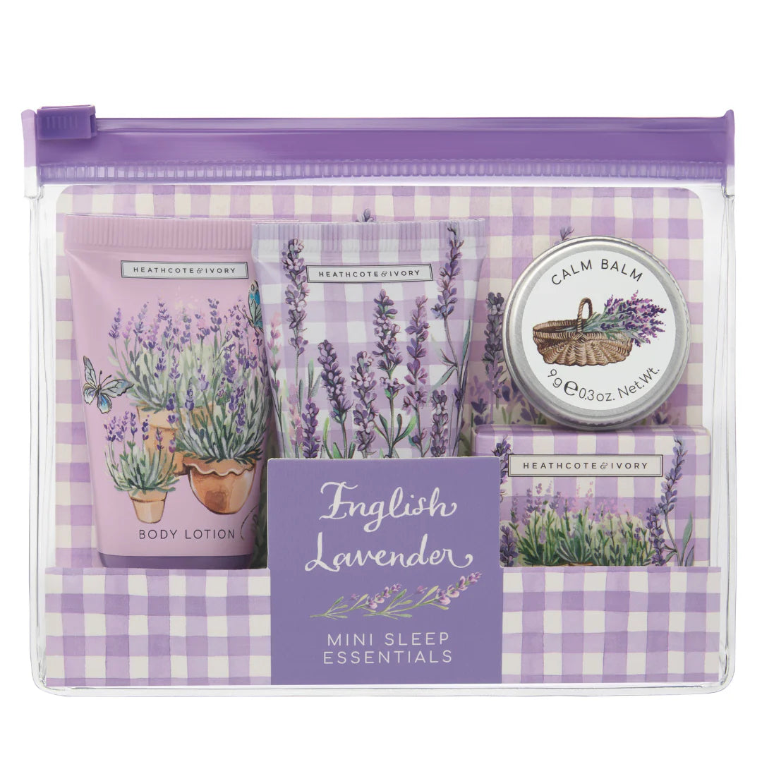 Heathcote & Ivory English Lavender Mini Sleep Essentials Gift Set - FG6741