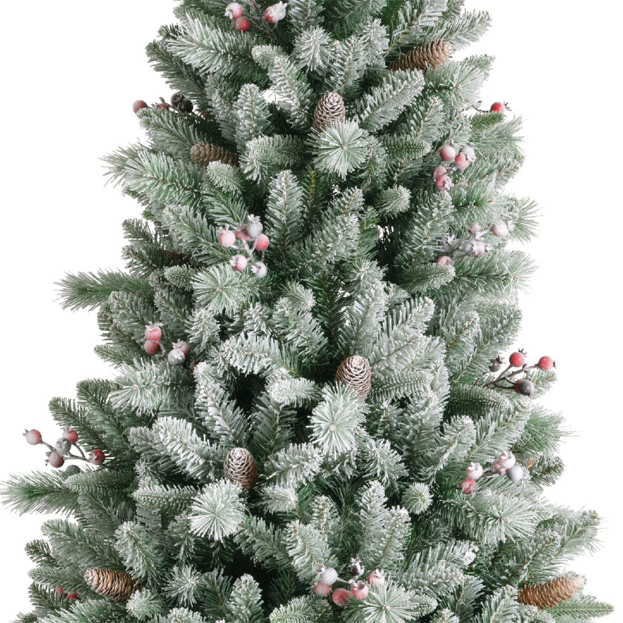 Everlands 1.8m (6ft) Windham Spruce Frosted Artificial Christmas Tree - 684496
