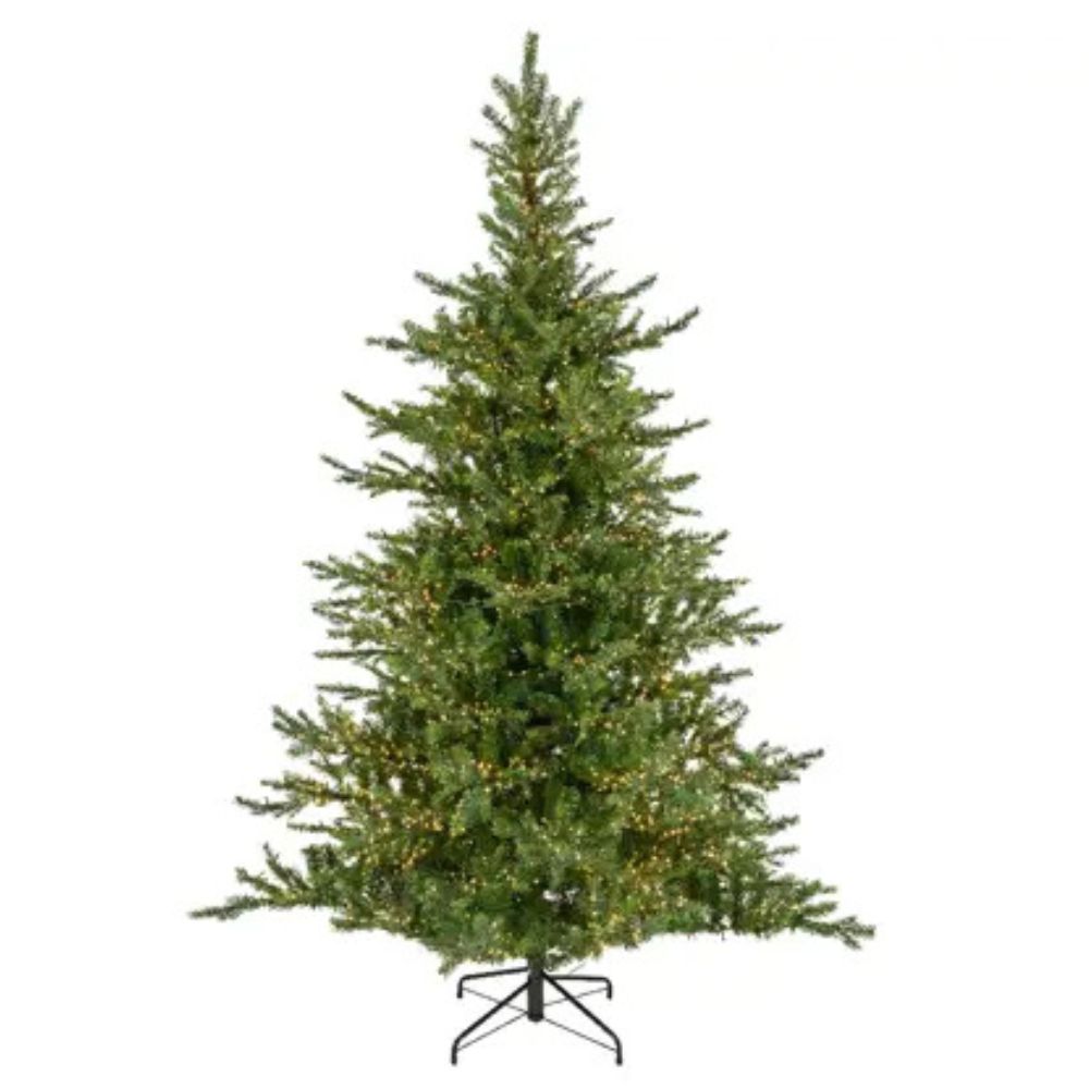 Everlands 2.1m (7ft) Grandis Fir Pre-Lit Artificial Christmas Tree
