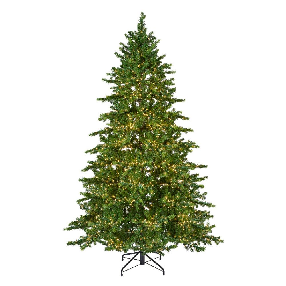 Everlands 2.4m (8ft) Galloway Spruce Pre-Lit Artificial Christmas Tree