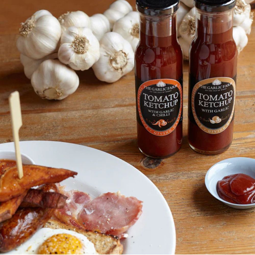 The Garlic Farm 270g Tomato Ketchup With Garlic & Chilli