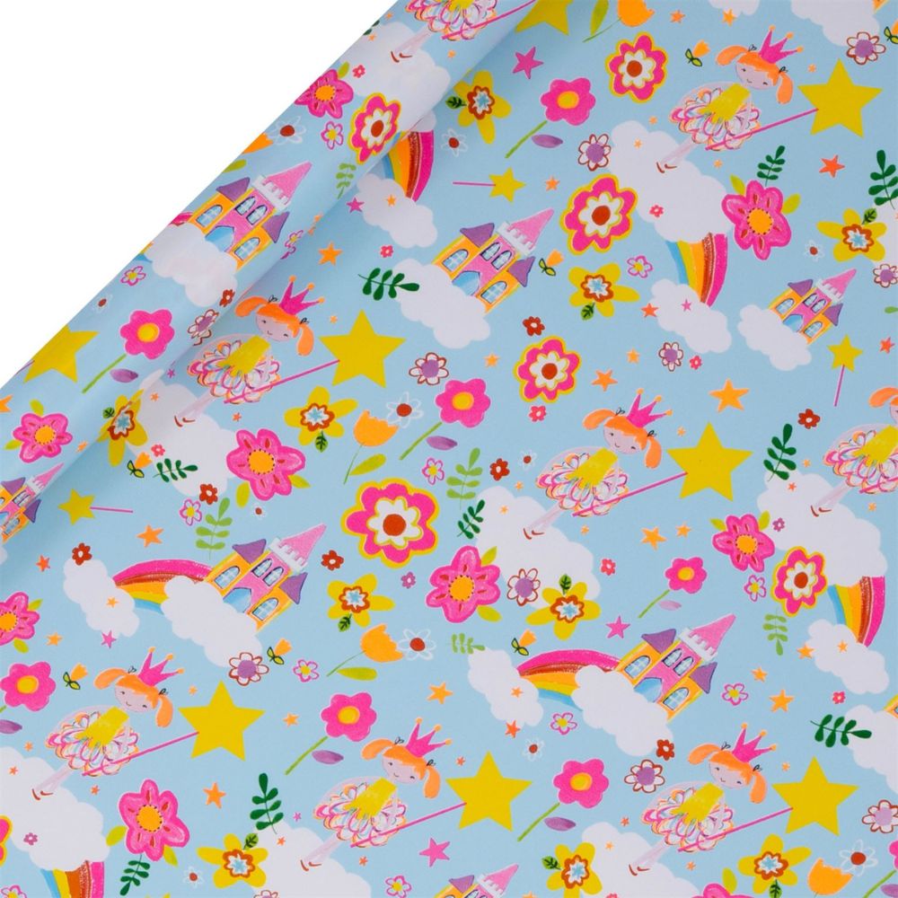 Glick 2m Fairy Princess Wrapping Paper