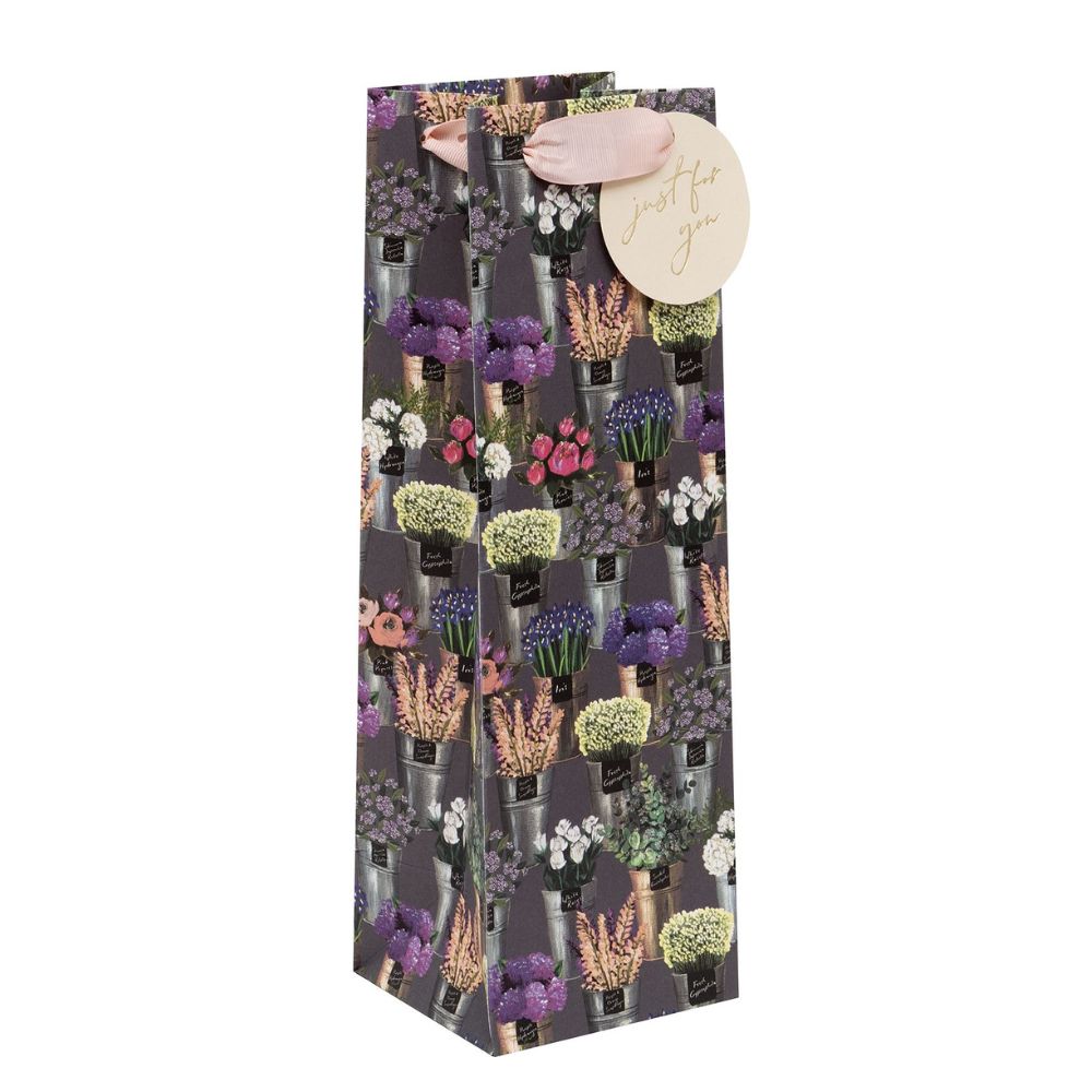 Glick 34cm Flower Market Bottle Gift Bag