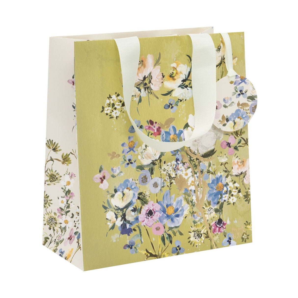 Glick English Garden Medium Gift Bag - Cream