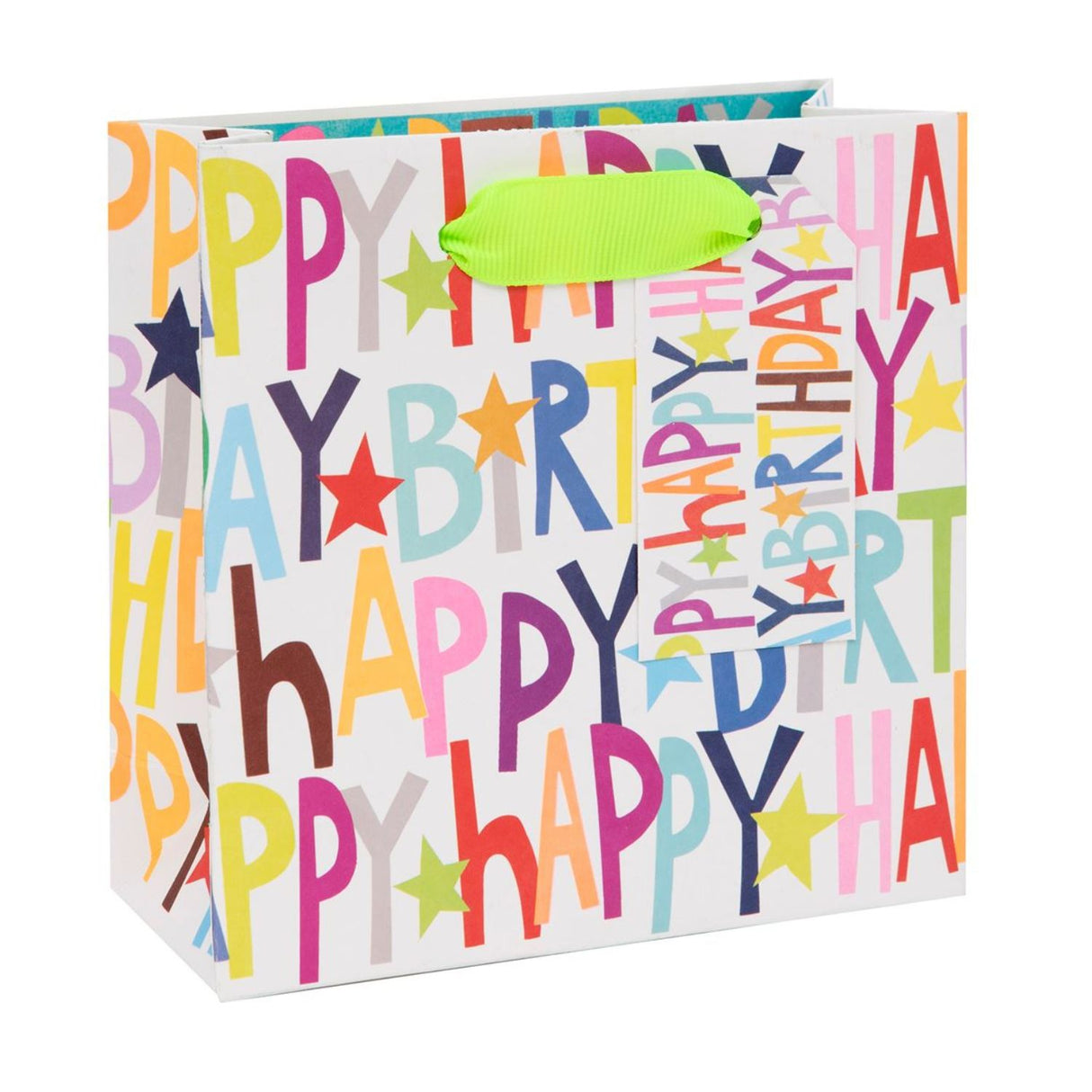 Glick Happy Birthday Small Gift Bag - Colourful