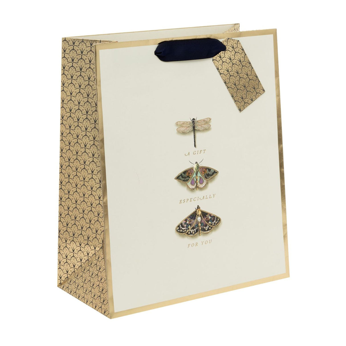 Glick The Butterfly Collective Design Large Gift Bag - Cream