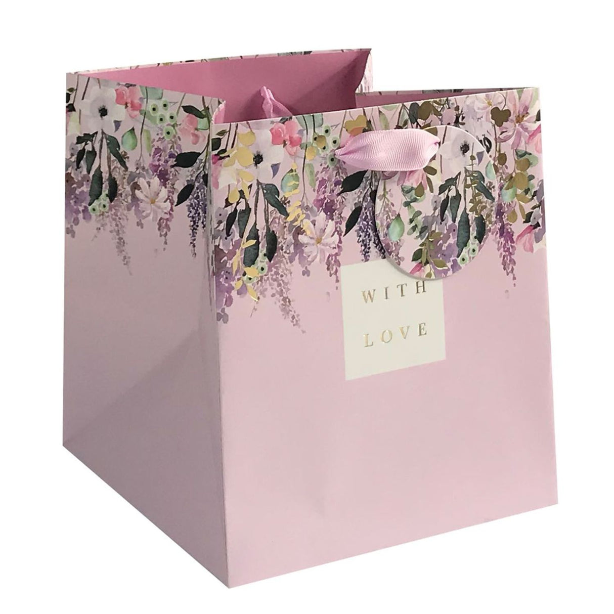 Glick 'With Love' Buddleia Design Gift Bag - Lilac