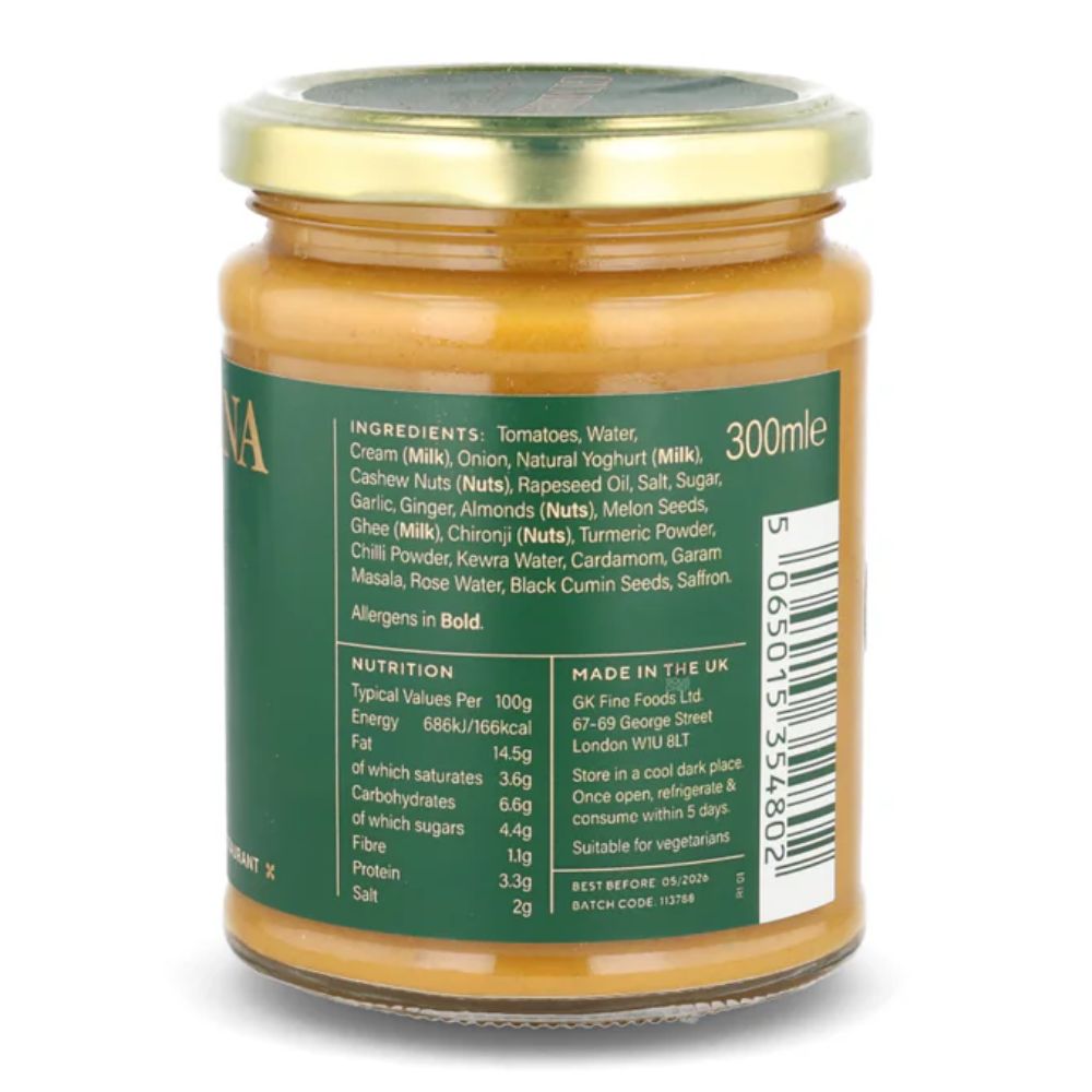 Gymkhana 300ml Korma Cooking Sauce