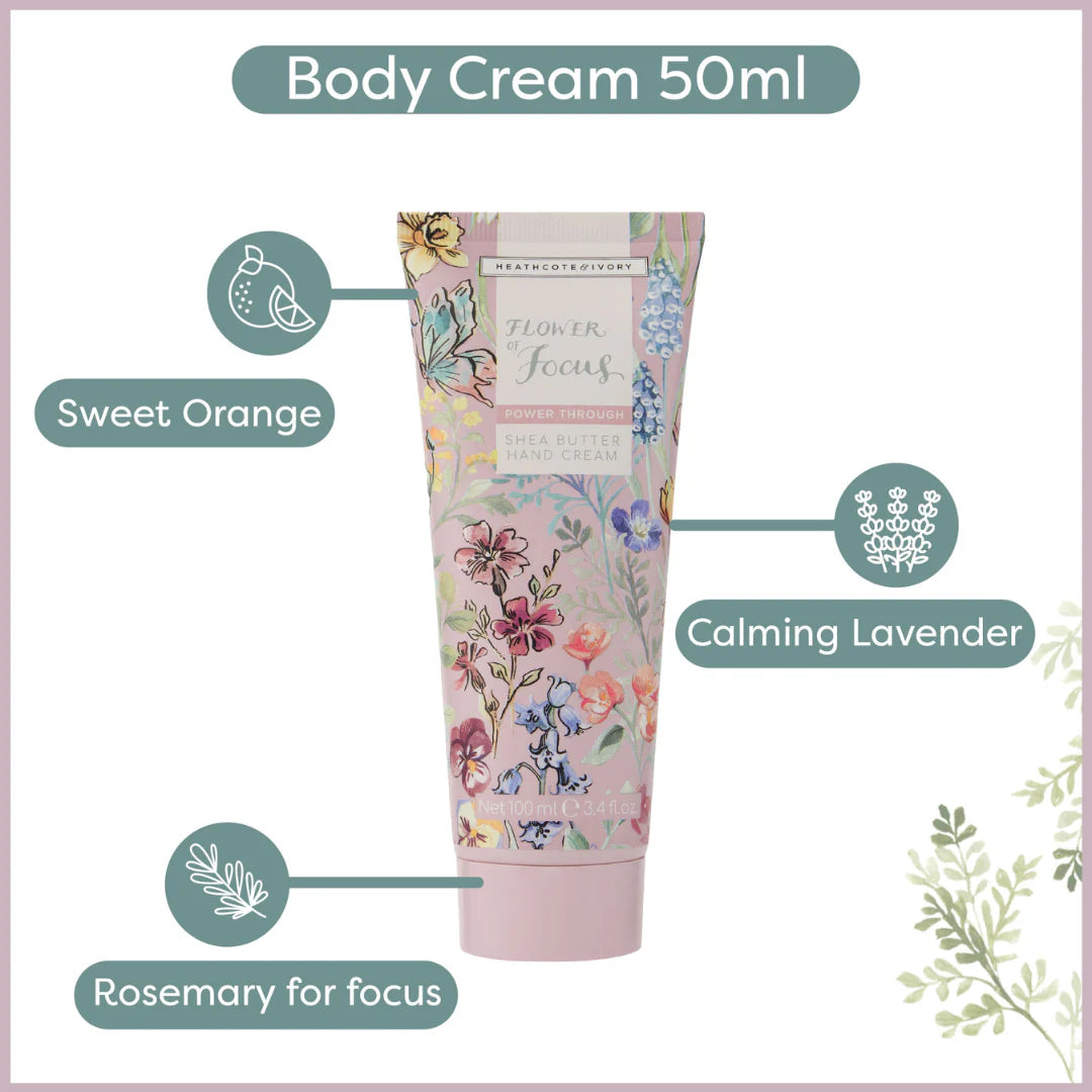 Flower of Focus 100ml Power Through Hand Cream in Tin - FG2297