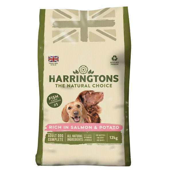 Harringtons Complete Salmon & Potato Dog Food 12kg