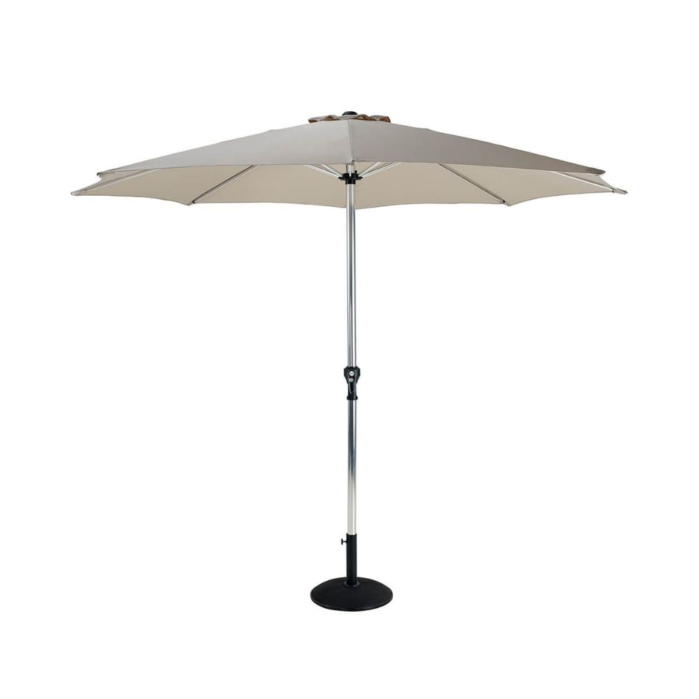 Hartman 2.5m Luxe Latte Pole Parasol - Dove