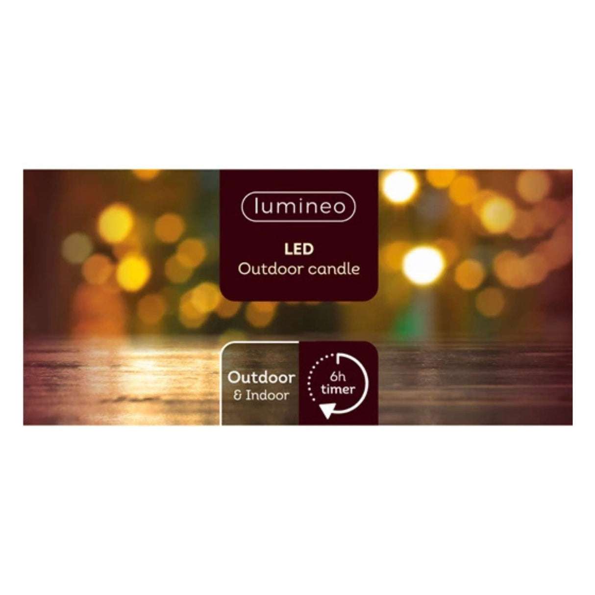 Kaemingk 17cm Battery Operated Candle with LED Wick