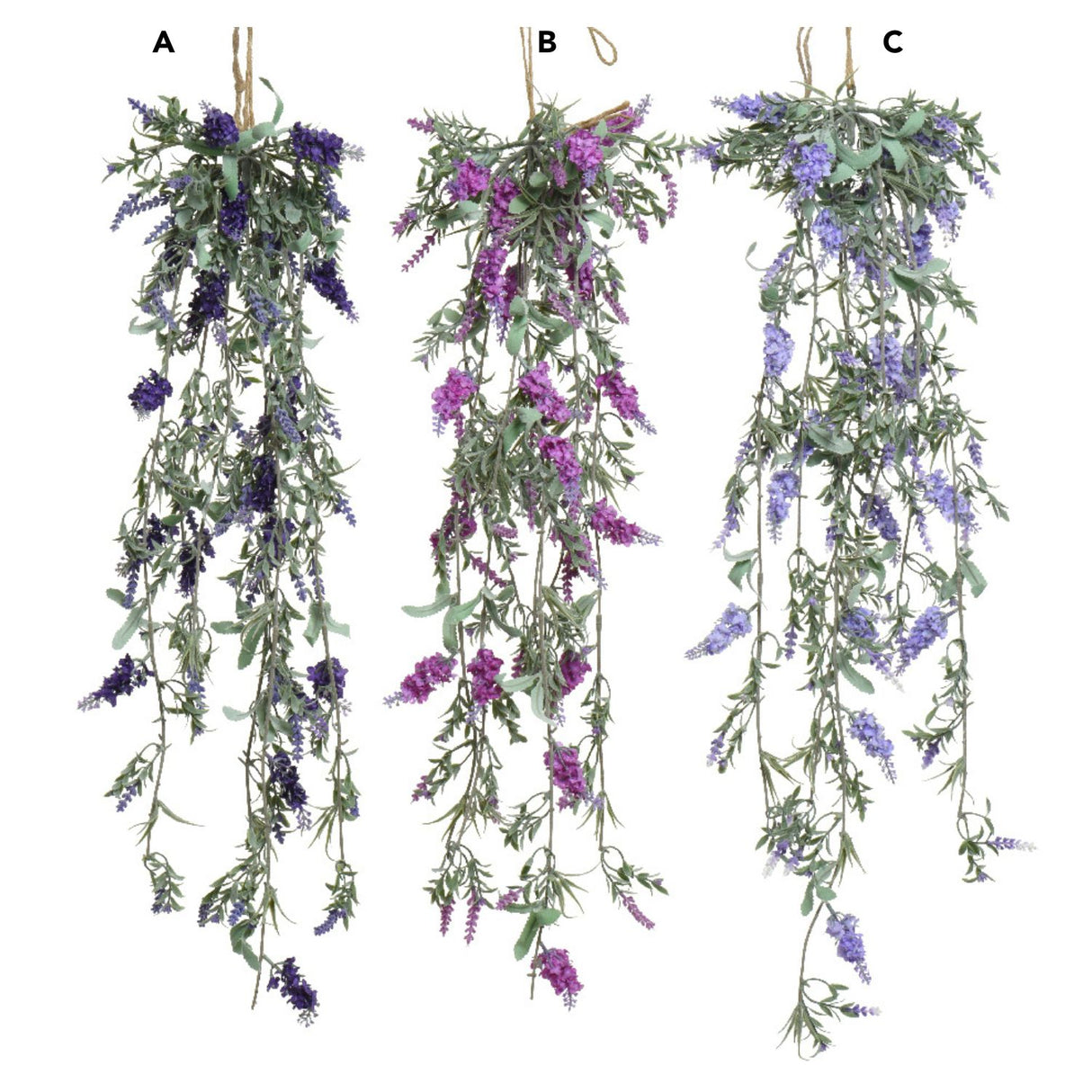 Kaemingk 80cm Lavenda Garland (Choice of 3)