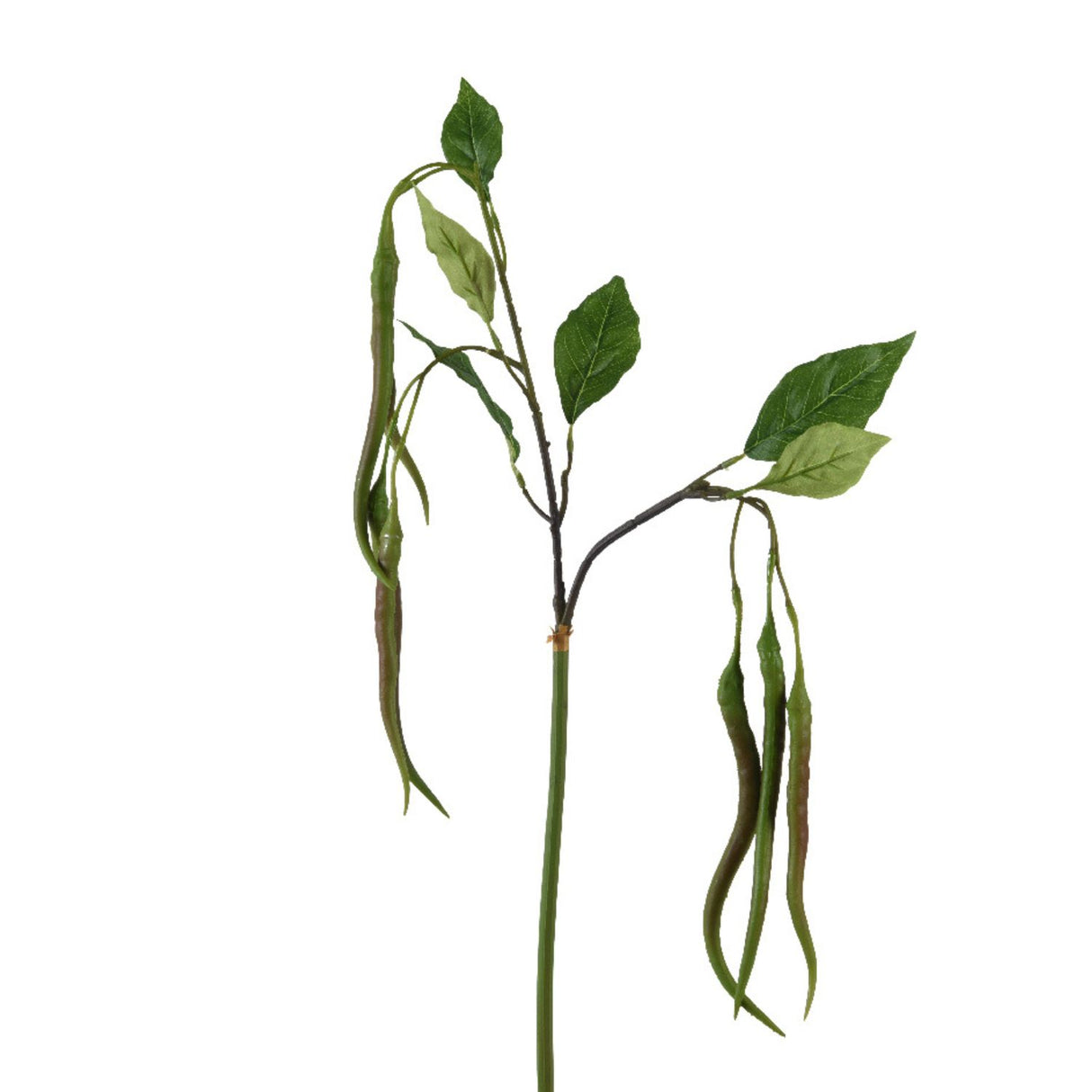 Kaemingk 91cm Artificial Red Pepper on Stem with Leaves