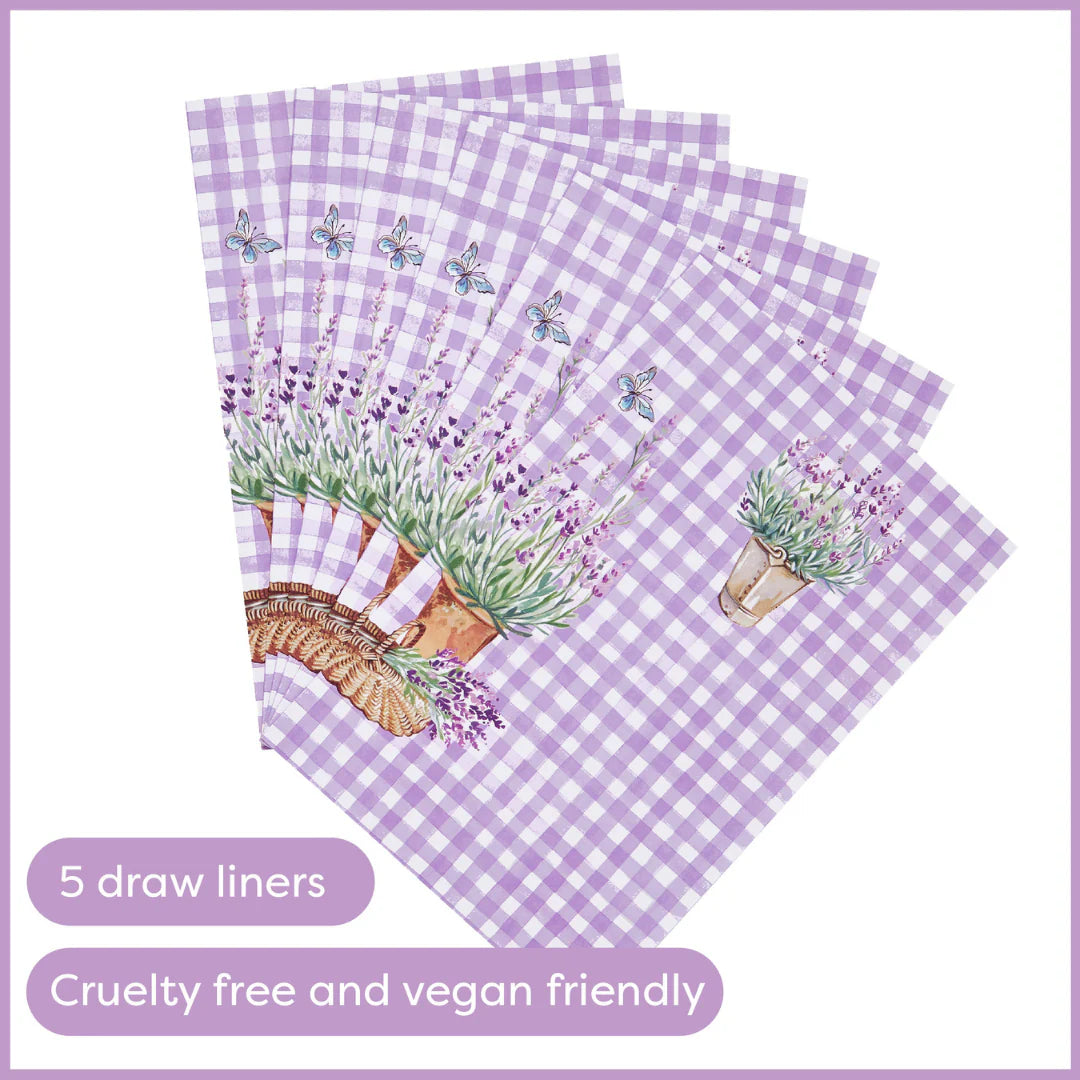 Heathcote & Ivory English Lavender Draw Liners - FG6742