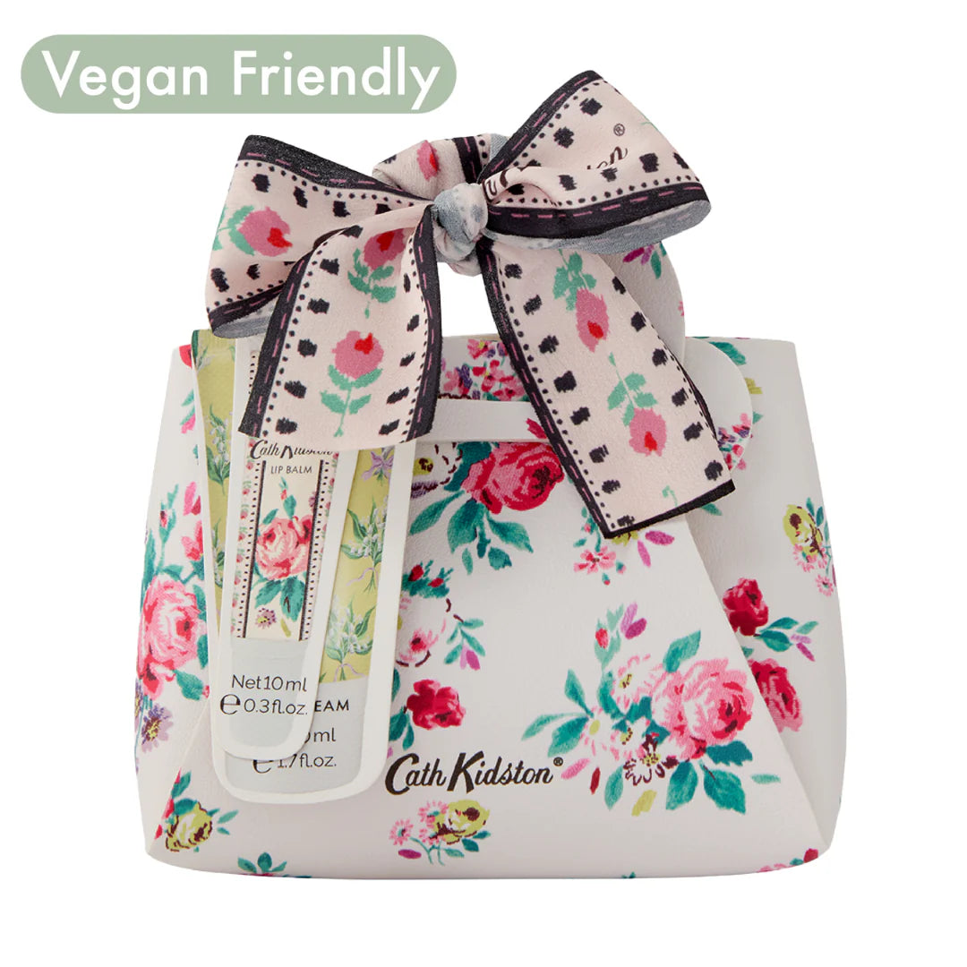 Cath Kidston Wild Flowers Wild Women Mini Hand & Lip Bag Gift Set - FG4351