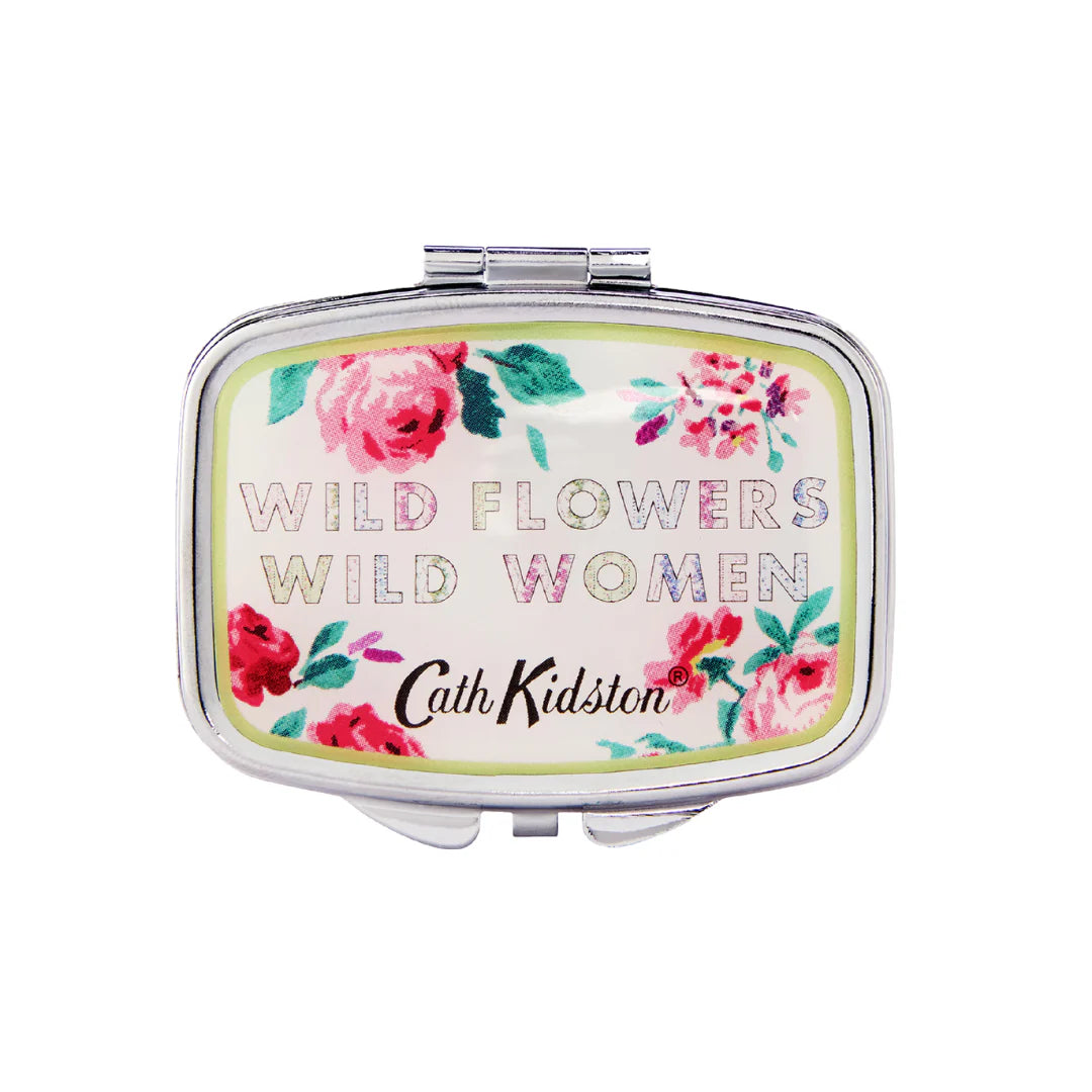 Cath Kidston Wild Flowers Wild Women Mirror Compact Lip Balm - FG4356