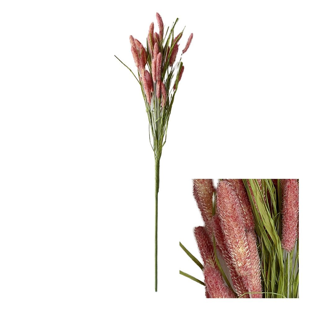 Hogewoning 70cm Setaria Artificial Flower Stem - Pink