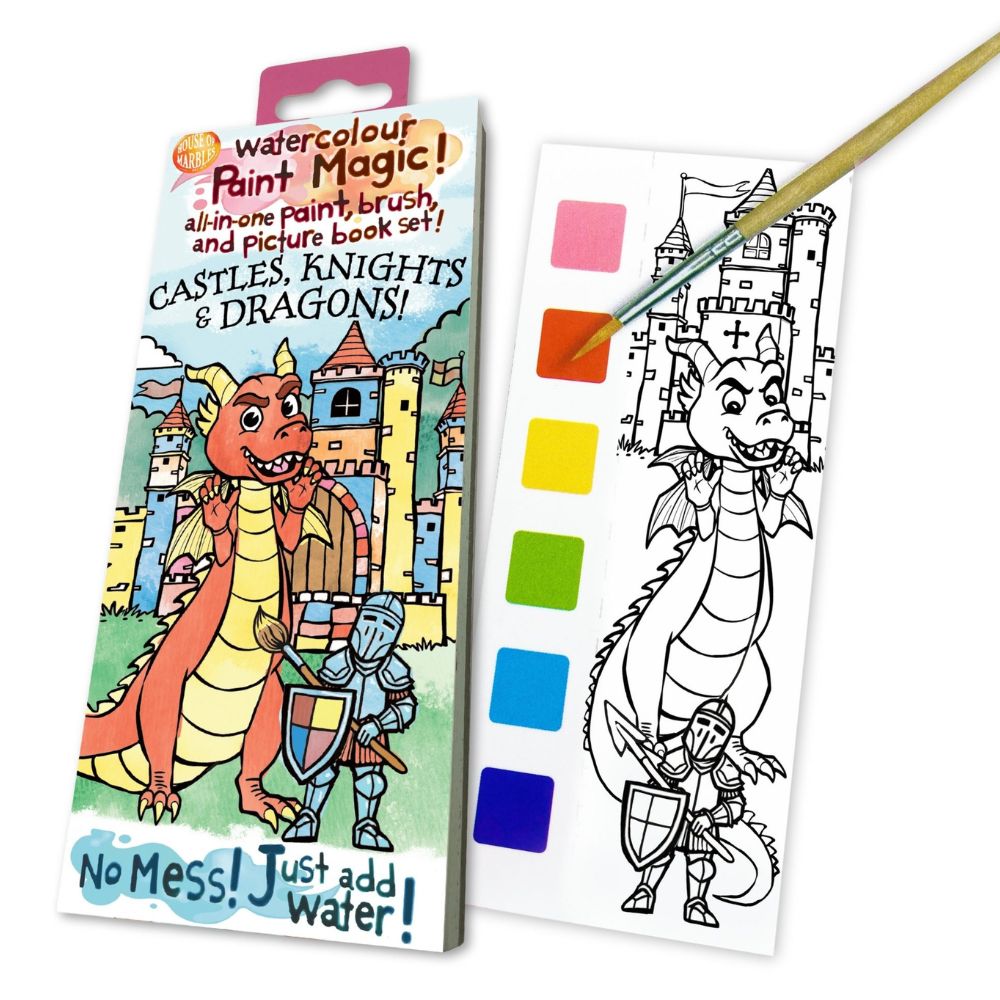 House Of Marbles Paint Magic - Castles, Knights & Dragons