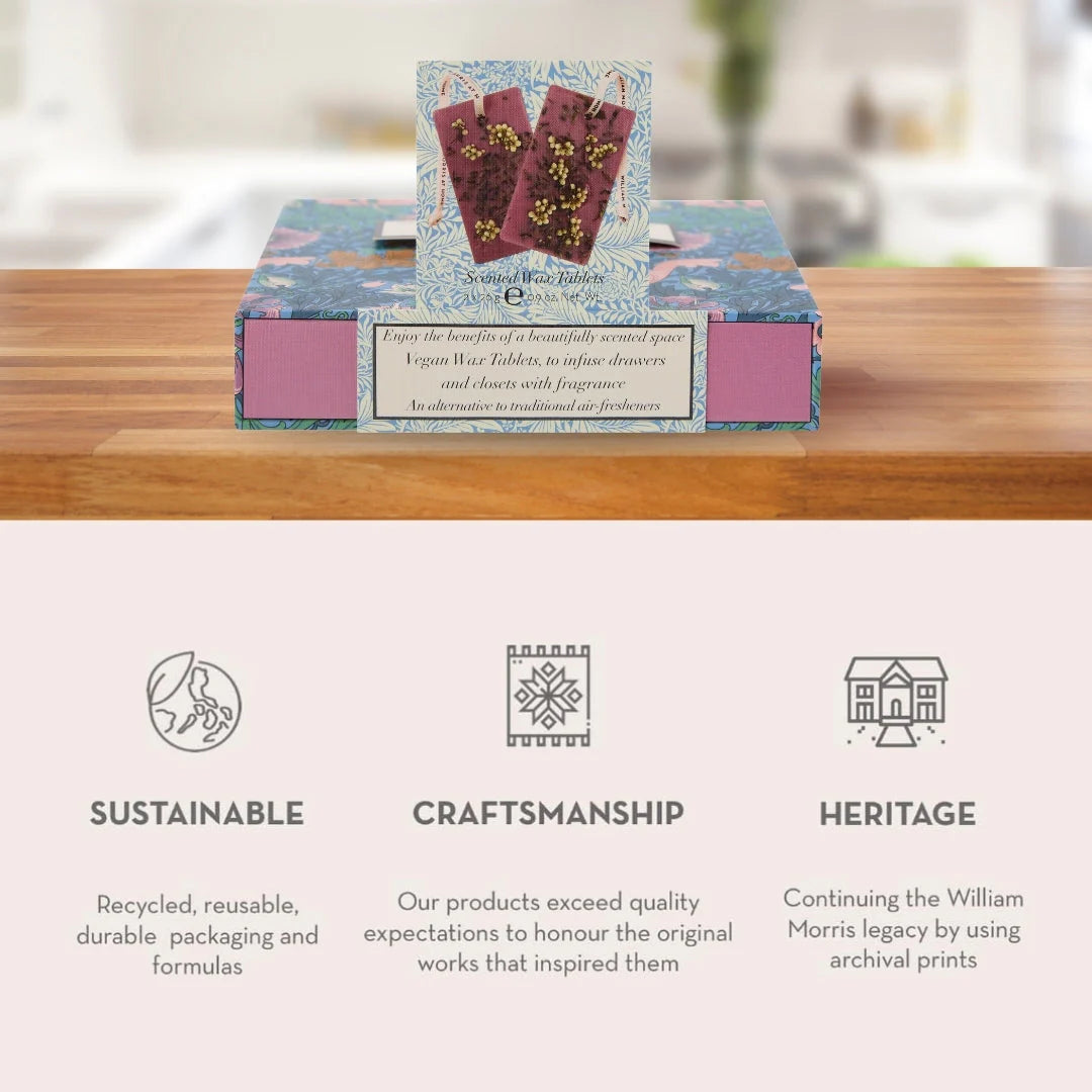 William Morris Beautiful Sleep Scented Wax Tablets (Set of 2)