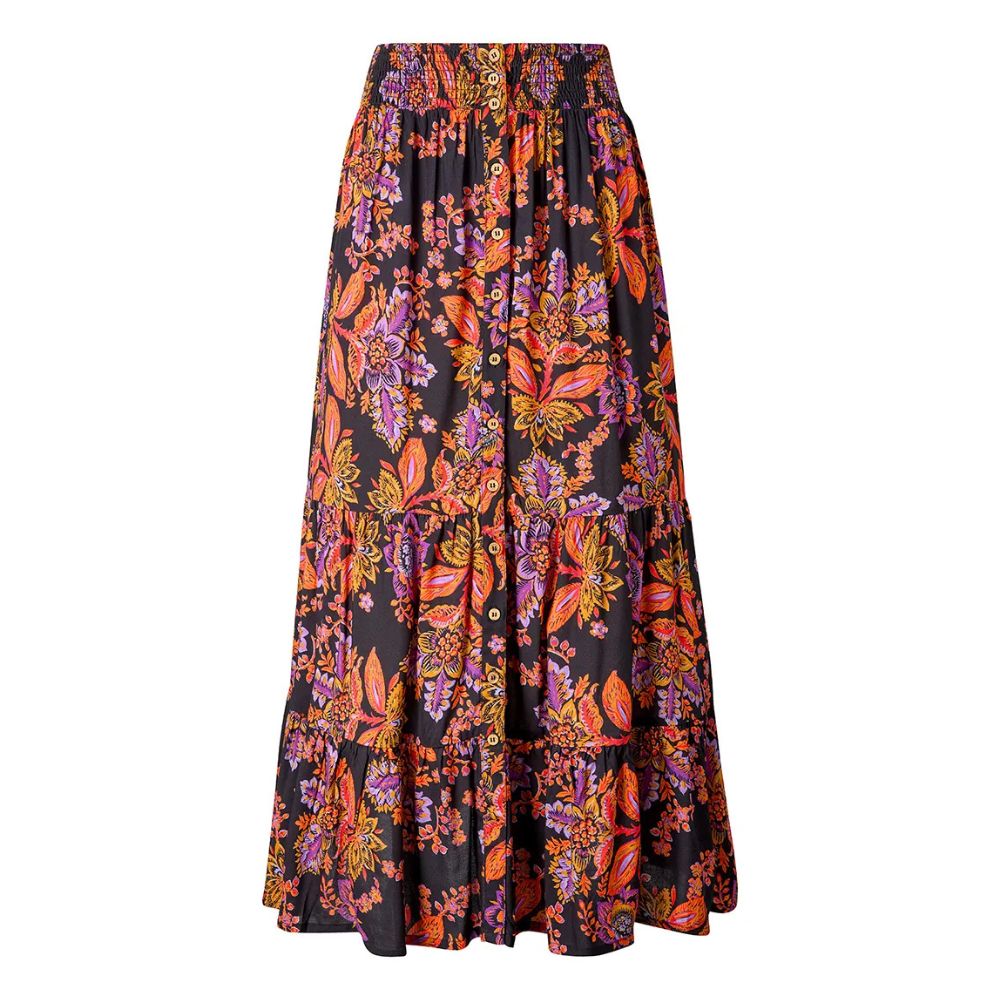 Joe Browns Fabulous Florals Button Front Maxi Skirt