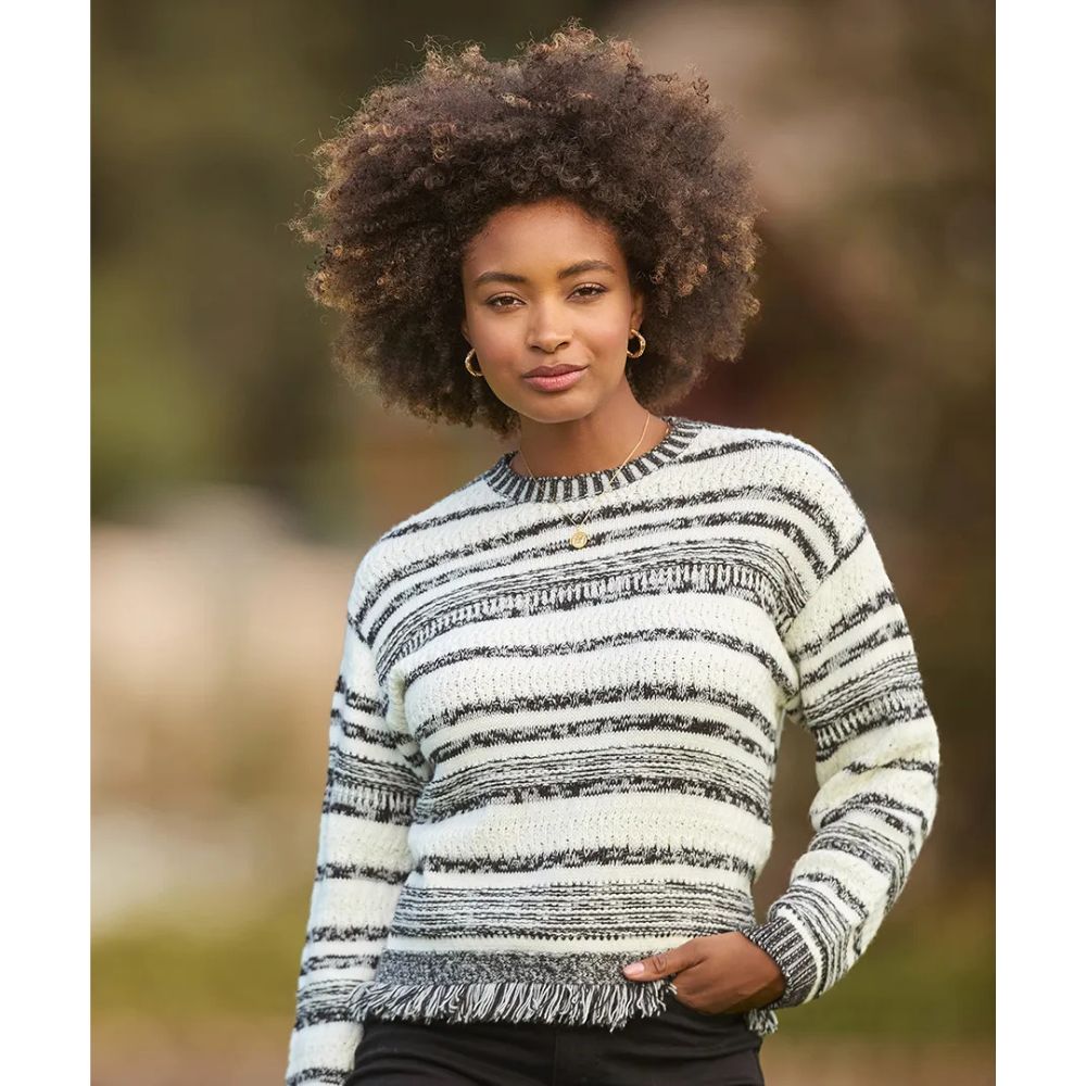 Joe Browns Mono Magic Fringed Jumper - Mono