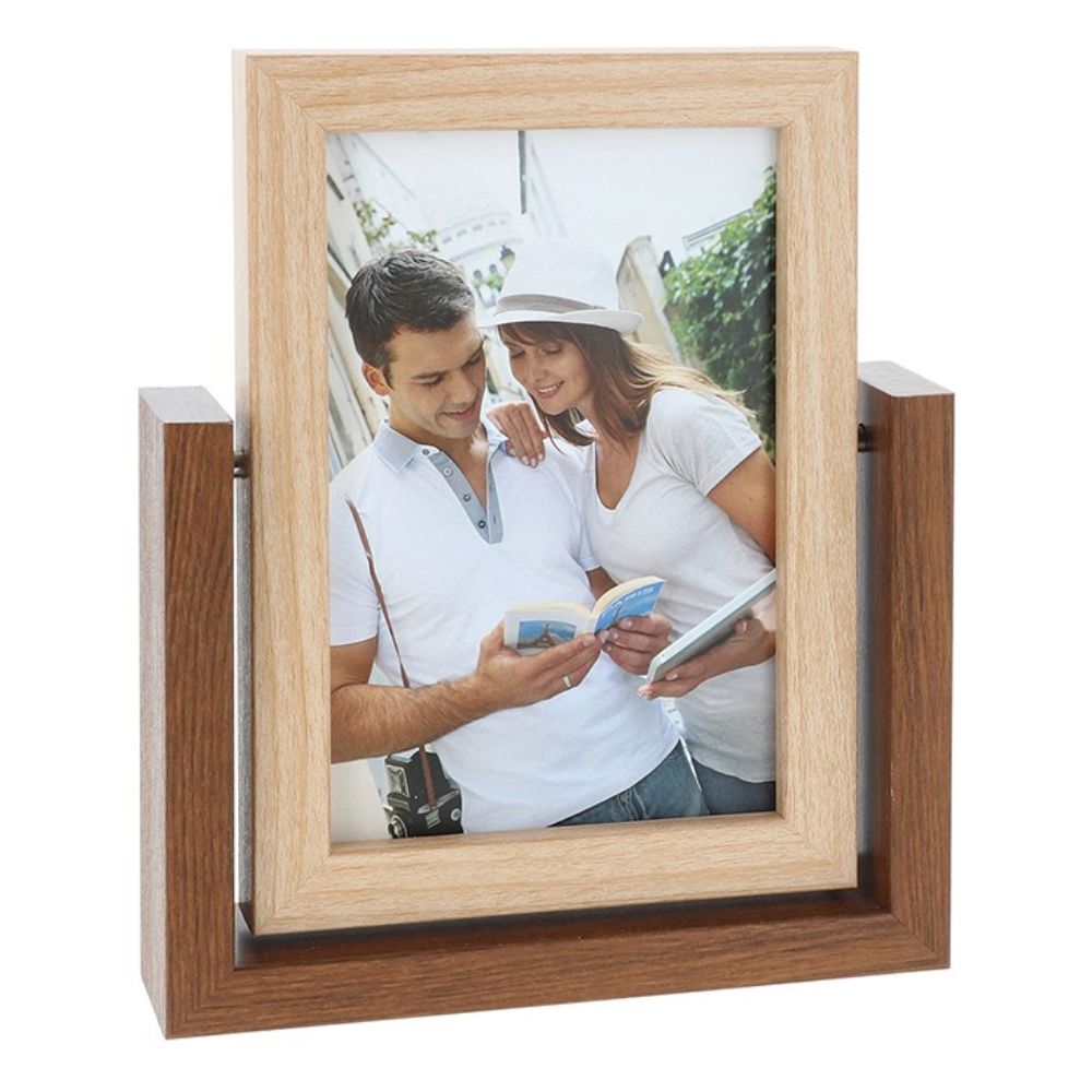 Joe Davies 4x6 Two Tone Spin Photo Frame - Dark