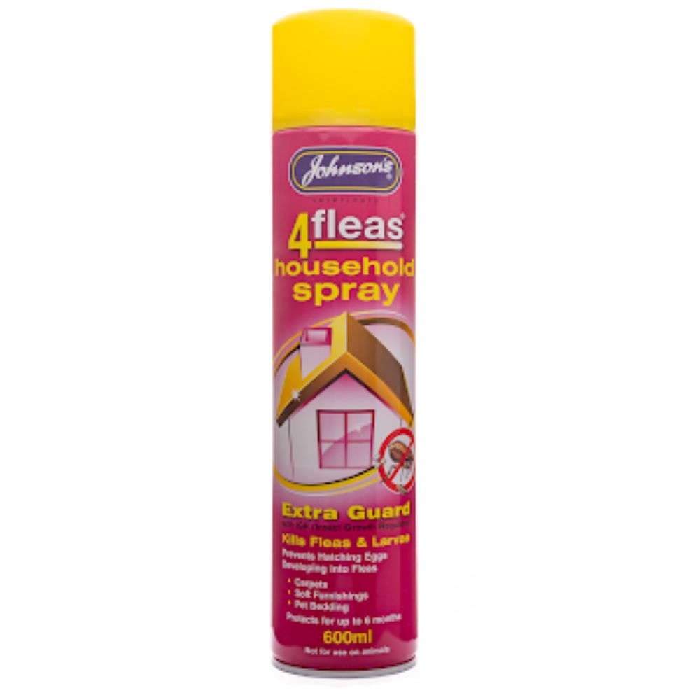 Johnson's 600ml 4-fleas Extra Guard House Flea Spray