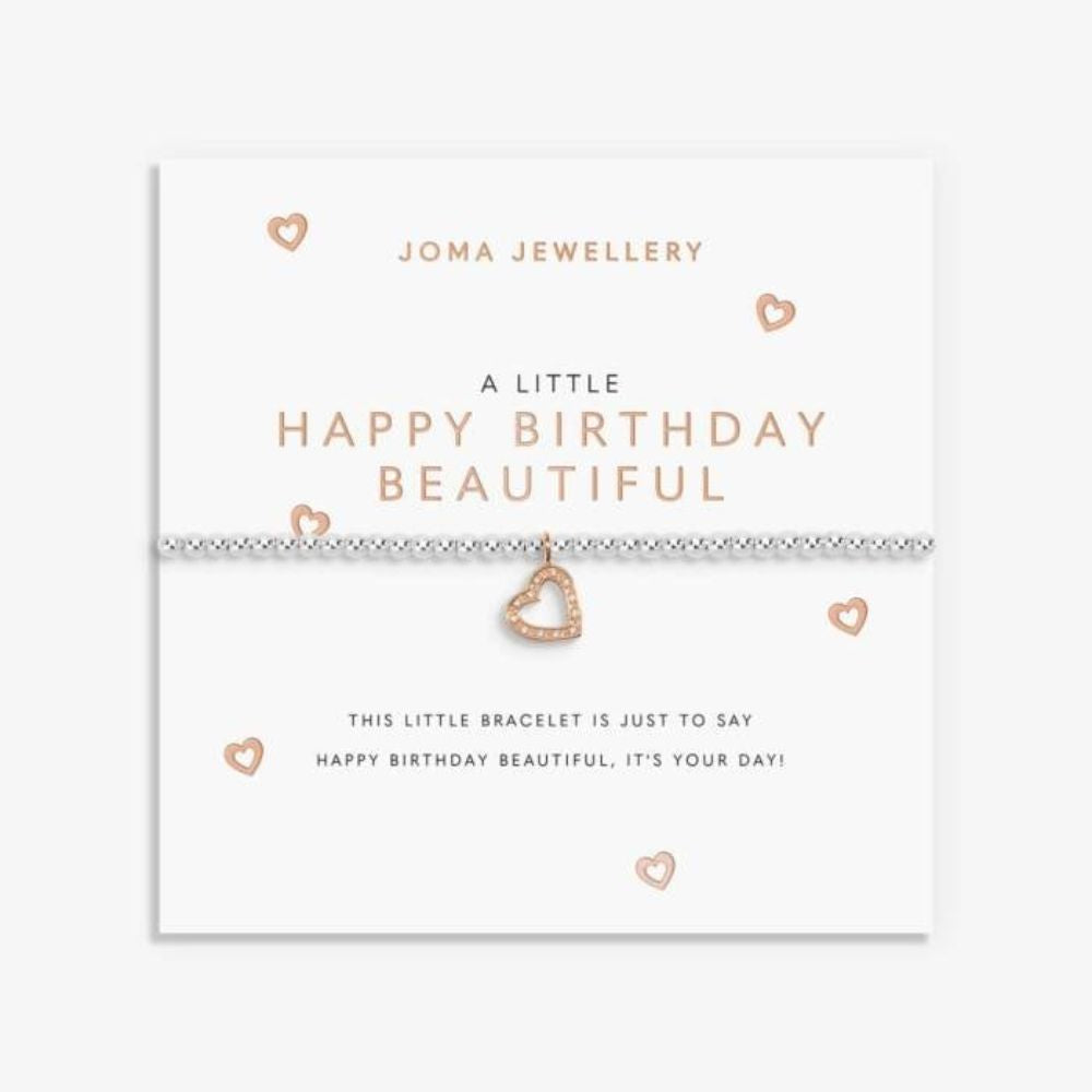 Joma Jewellery A Little 'Happy Birthday Beautiful' Bracelet