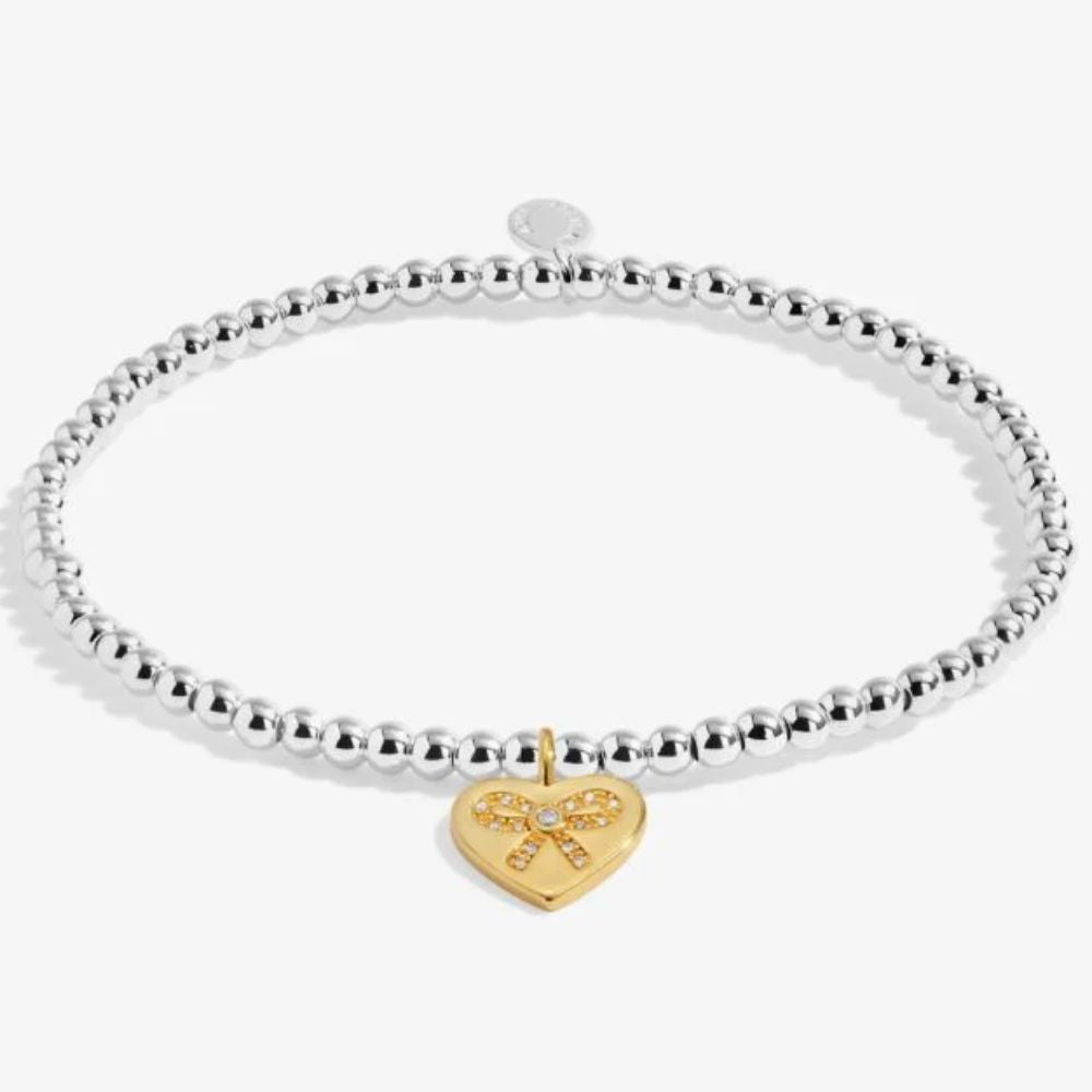 Joma Jewllery A Little 'To My Bestie On Your Birthday' Bracelet in Silver and Gold Plating