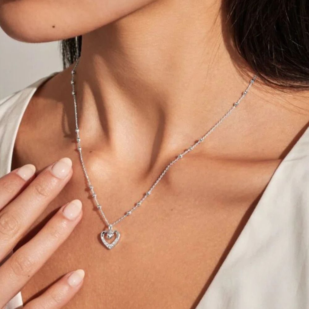 Joma Jewllery Mother's Day Necklace A Little 'Happy Mother's Day' Necklace - Silver Plated