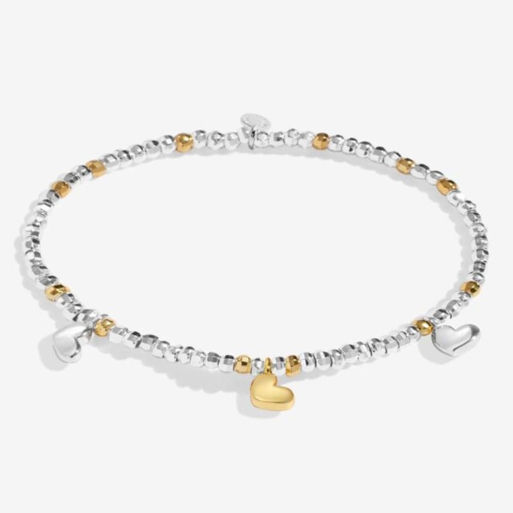 Joma Jewllery Sparkle Confetti A Little 'Will You Be My Maid Of Honour' Bracelet - Silver & Gold Plated