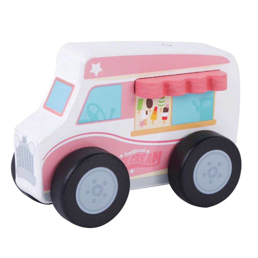 Jumini Wooden Push Along Ice Cream Van