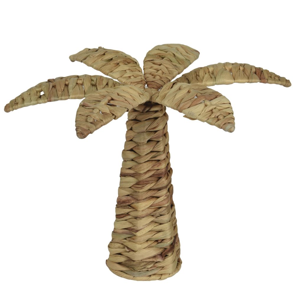 Decoris 23cm Woven Waterhyacint Palm Tree
