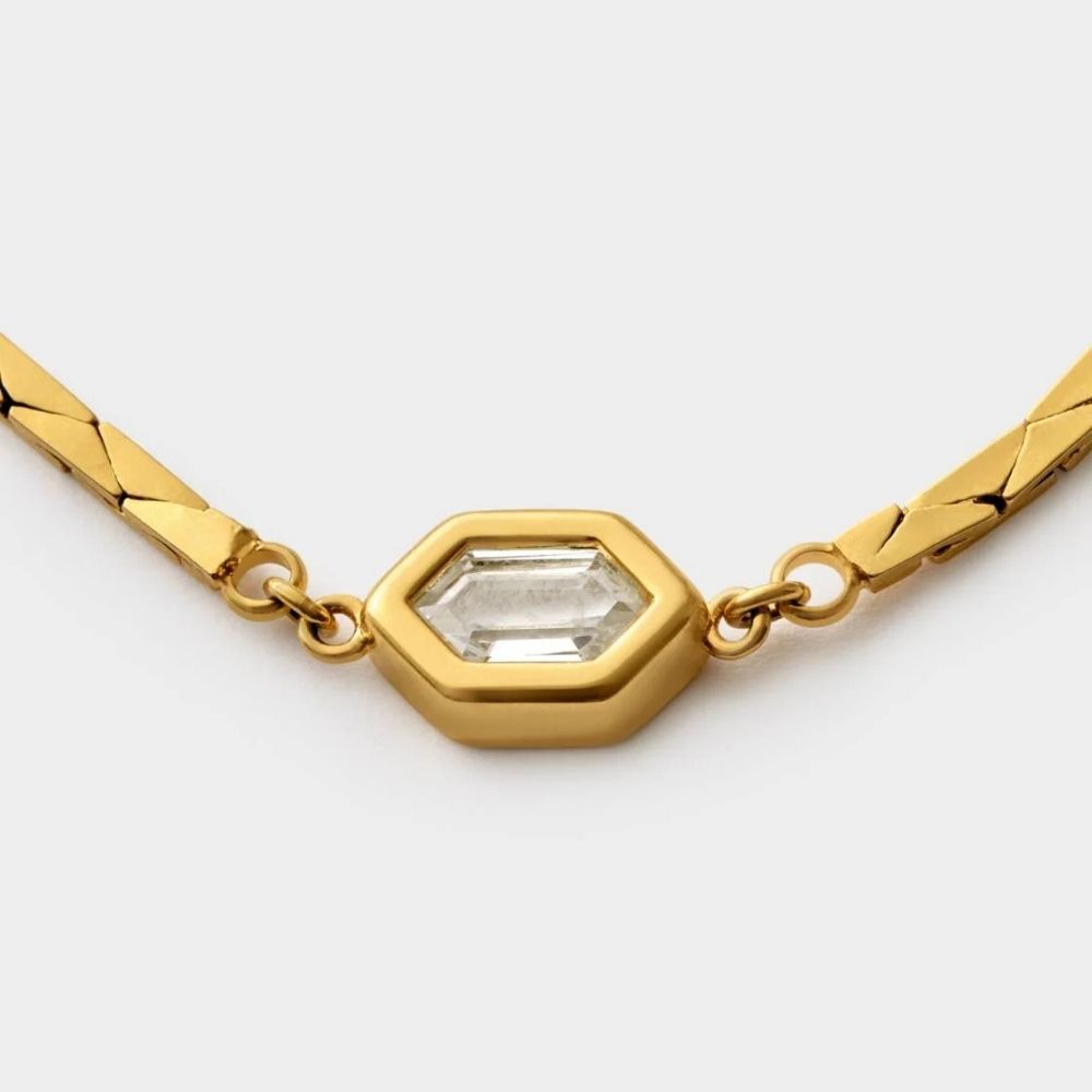 Katie Loxton 18cm Harlequin Waterproof Gold Bracelet