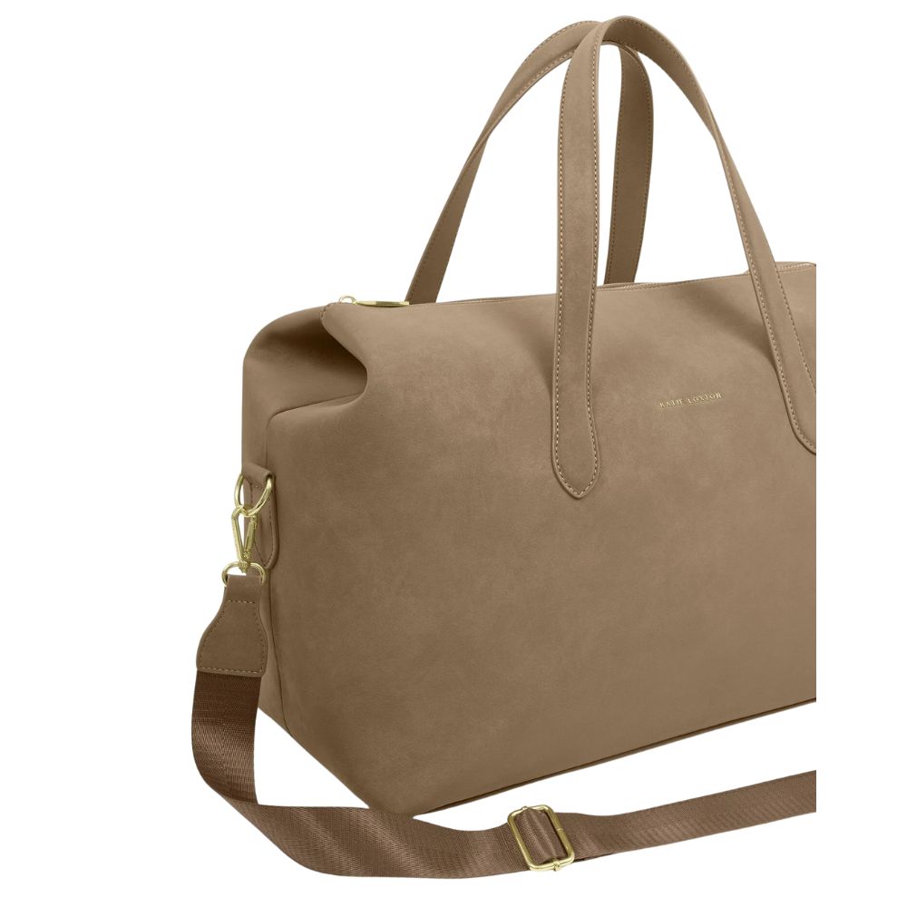 Katie Loxton 40cm Milan Suedette Cabin Bag - Taupe