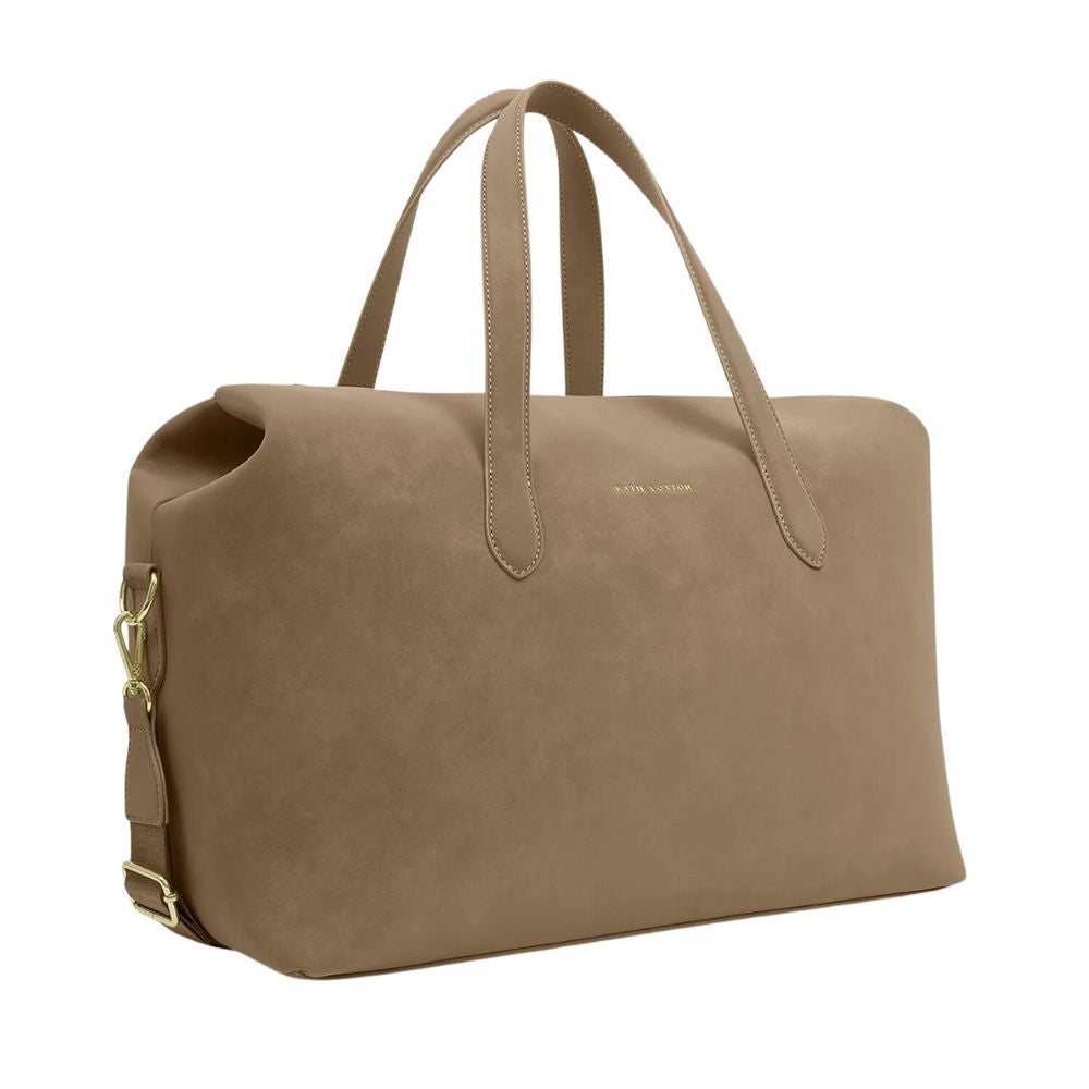 Katie Loxton 40cm Milan Suedette Cabin Bag - Taupe