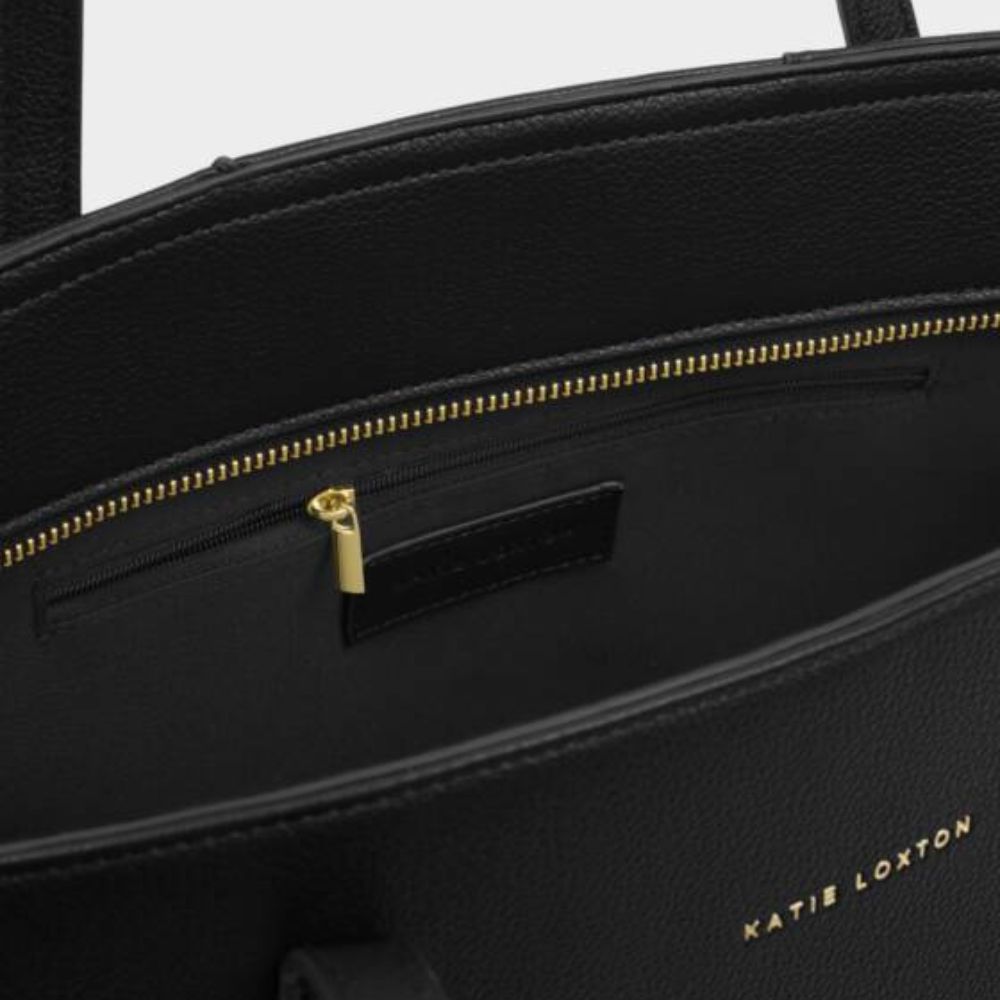 Katie Loxton Black Harlyn Work Tote Bag