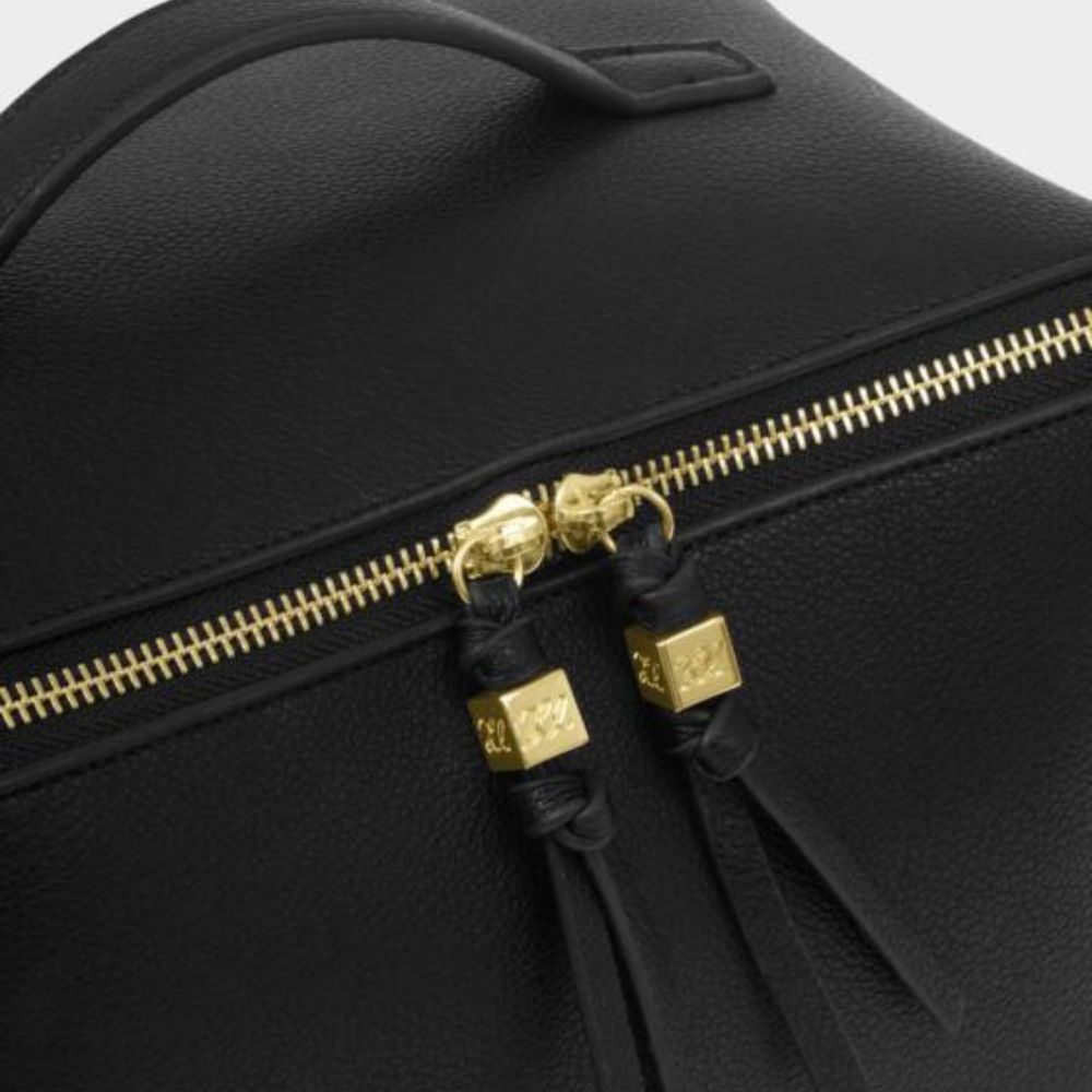 Katie Loxton Black Soho Large Makeup & Wash Bag