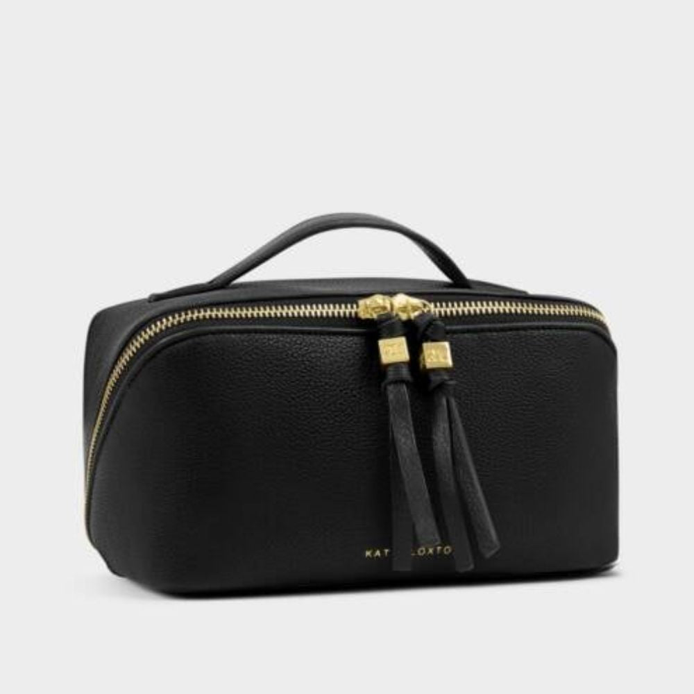 Katie Loxton Black Soho Medium Makeup & Wash Bag