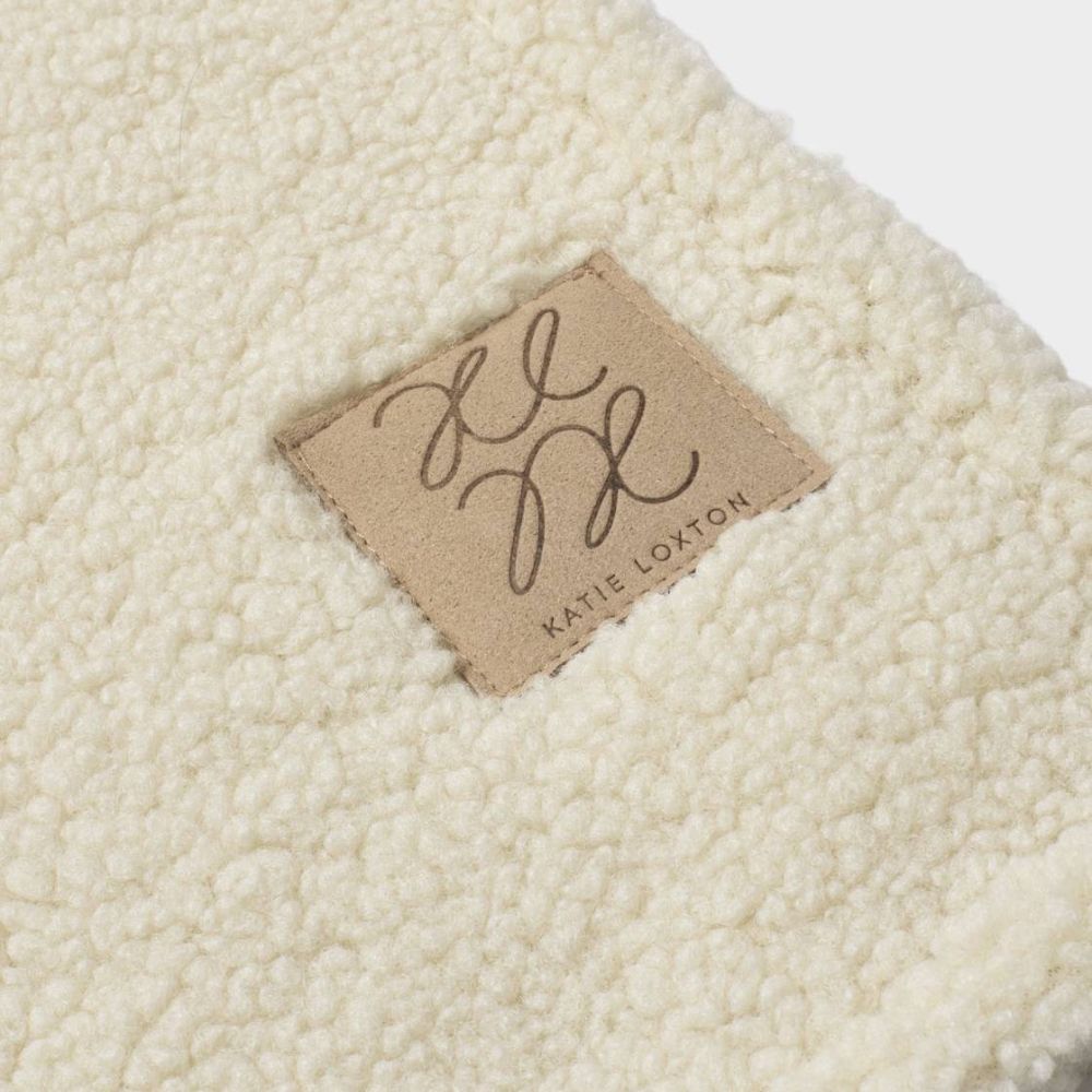 Katie Loxton Borg Scarf - Cream